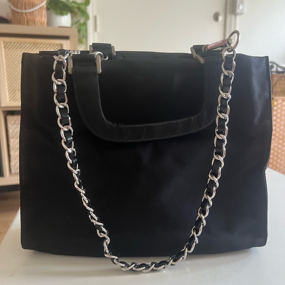 Prada Black Mini Nylon Women's Handbag - Picture 5 of 16